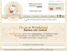 Tablet Screenshot of elycla-in-wonderland.com